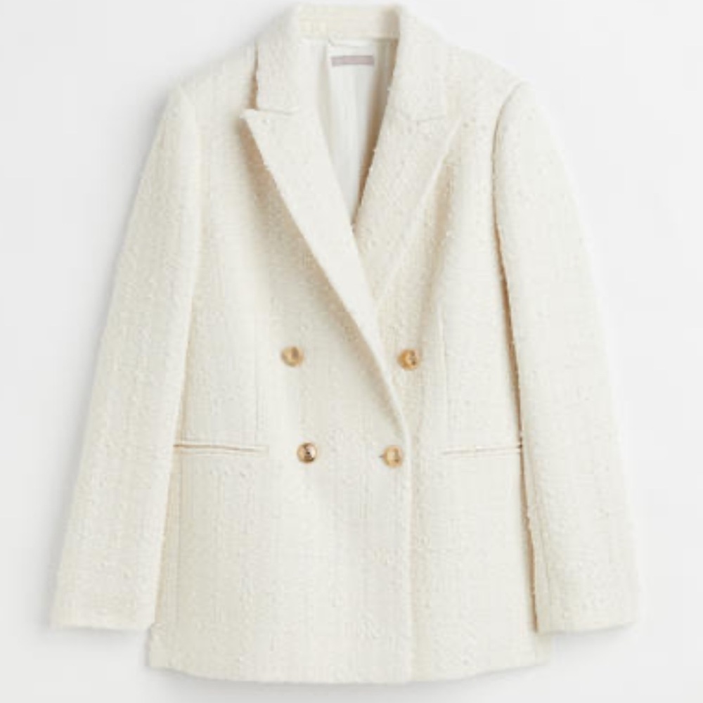 Textured weave jacket
